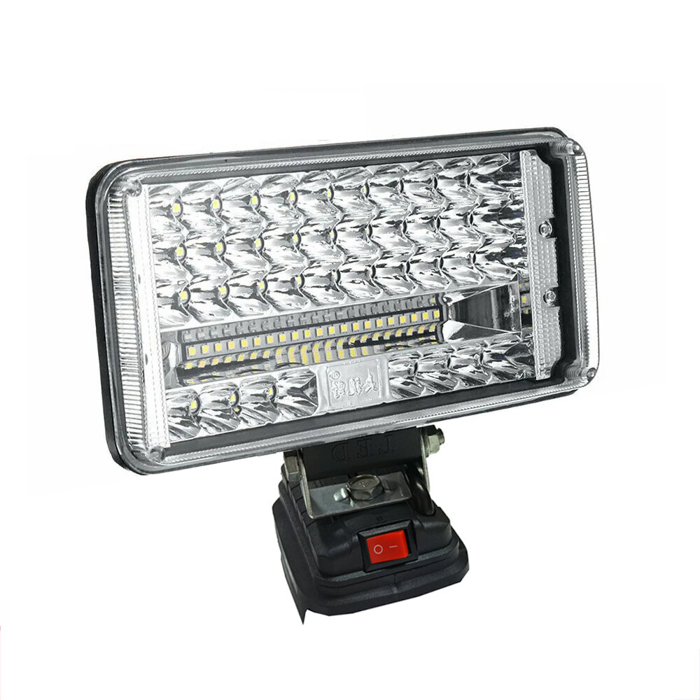 1000LM LED Work Light Energy Efficient Portable for Outdoor Camping Shops Car Repair Suitable for 18V-20V Mak Battery Rechargeable 16/48 Lamp Beads Option