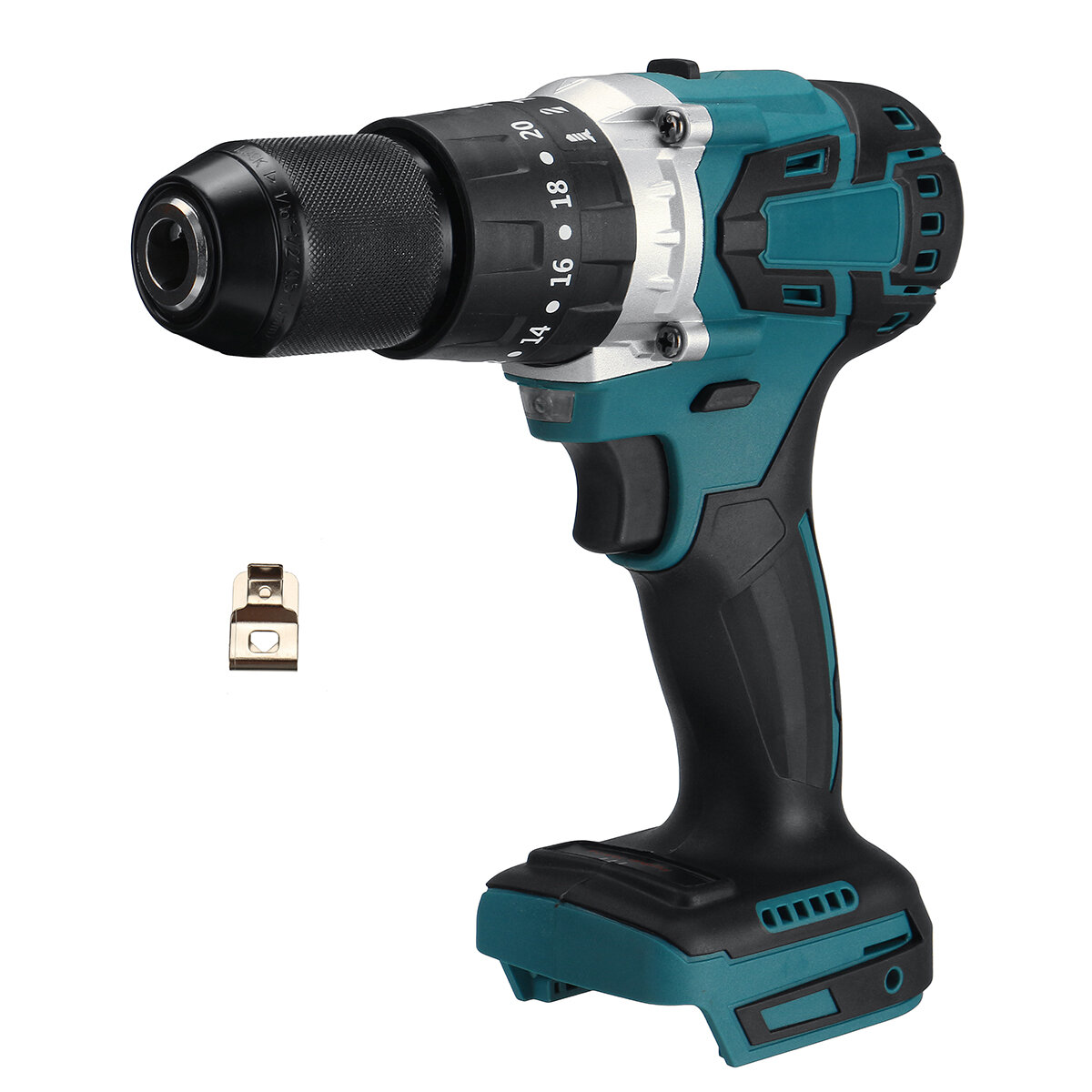 3 IN 1 18V Brushless Electric Drill Rechargeable Two-speed Impact Drill For Makita 18V Battery COD