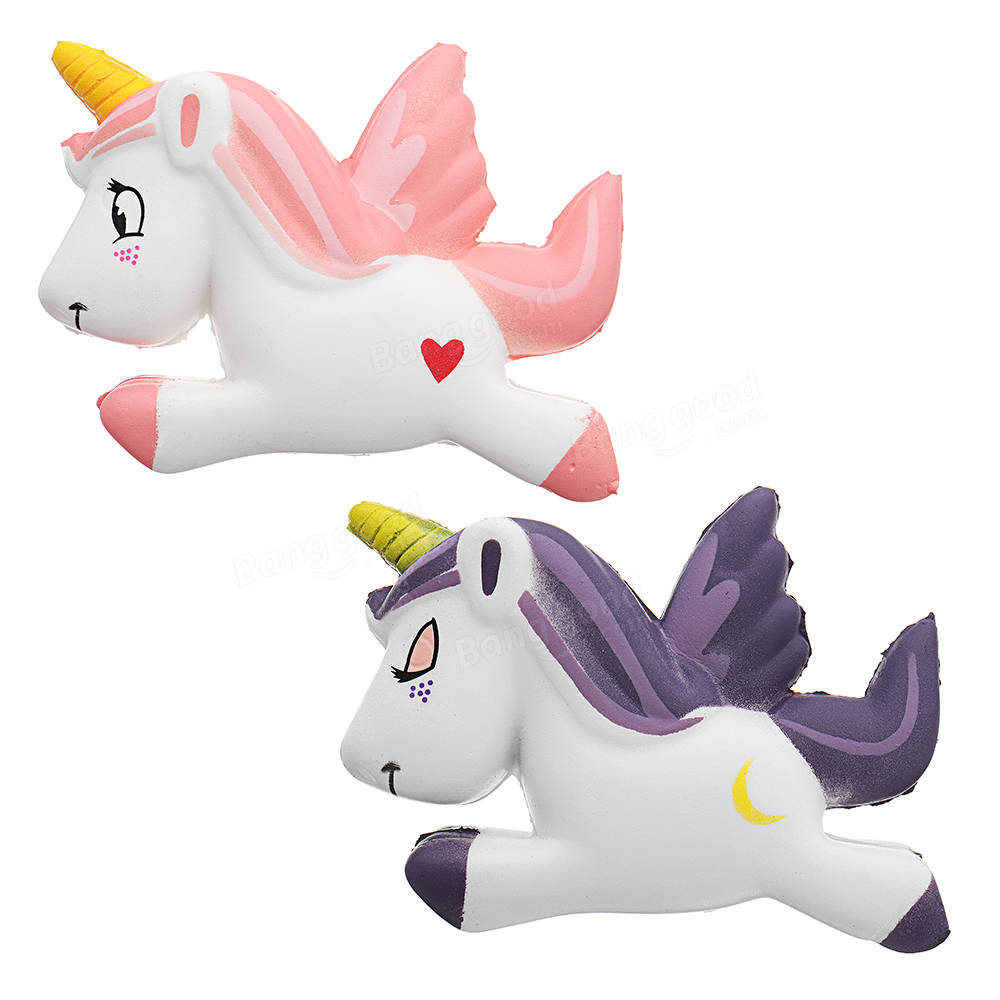 Cartoon Pegasus Squishy 11*7.5*3CM Slow Rising With Packaging Collection Gift Soft Toy COD