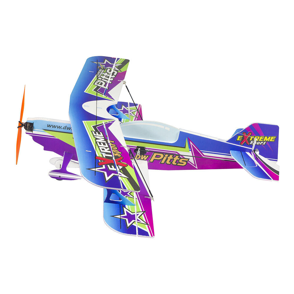 Dancing Wings Hobby E30 PITTS 450mm Wingspan PP Foam Magic Board Micro Indoor RC Airplane Biplane KIT/ KIT+Power Combo COD