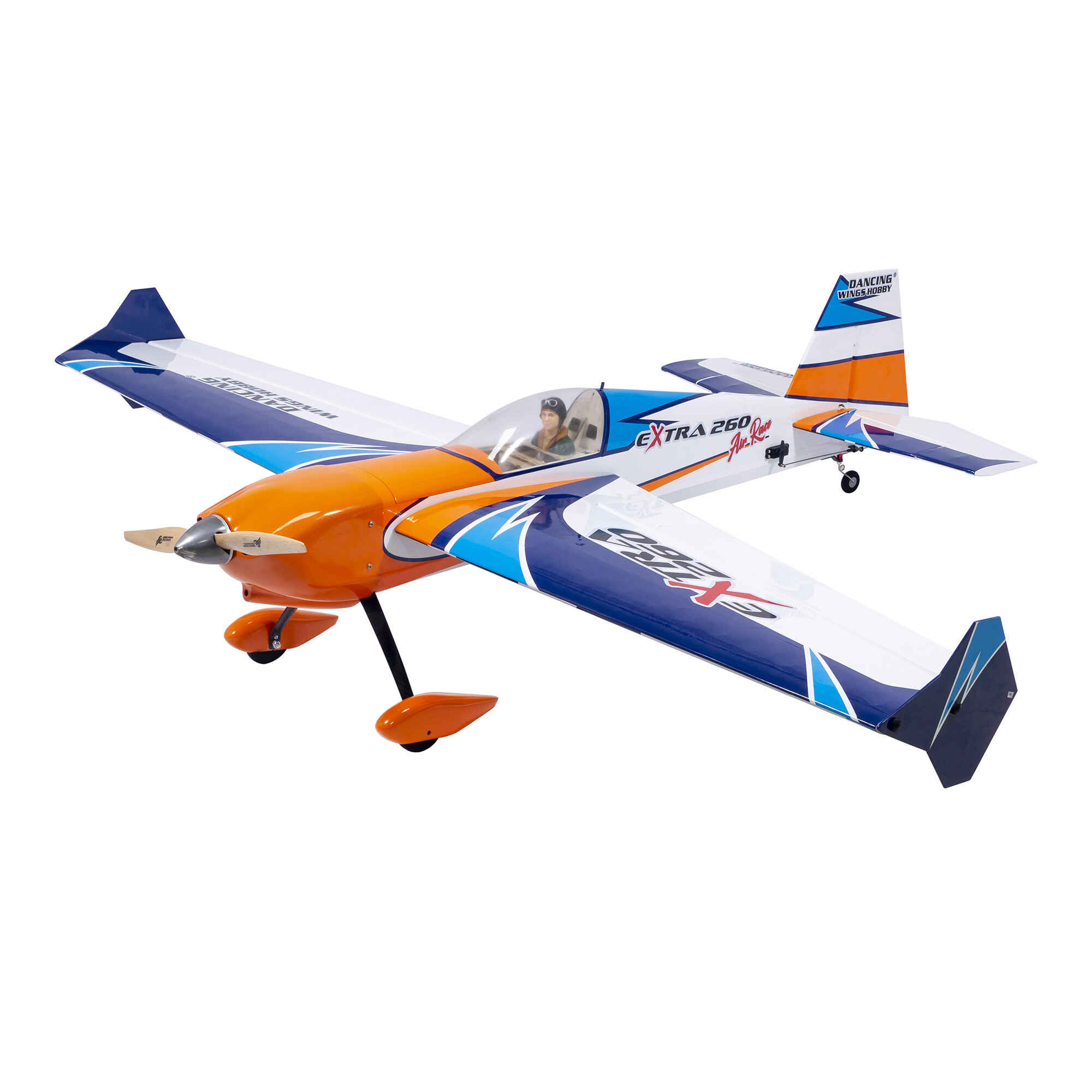 Dancing Wings Hobby XCG02 Extra-260 1:5 Scale 1540mm Wingspan 3D Aerobatics Balsa Wood RC Airplane Trainer KIT/ KIT+Power Combo COD