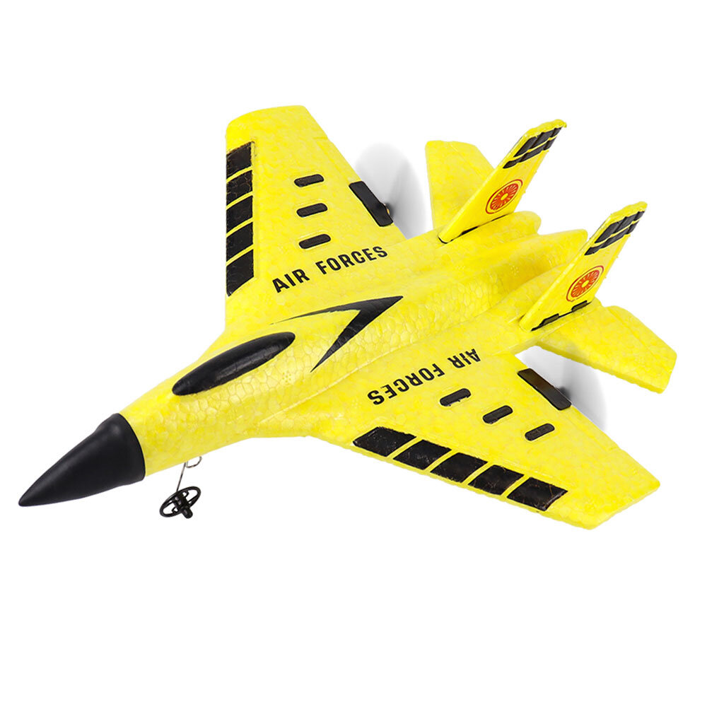 SU35 2526 2.4GHz 2CH Built-in Gyro With LED Light EPP Foam RC Airplane Fighter Glider RTF for Beginners COD