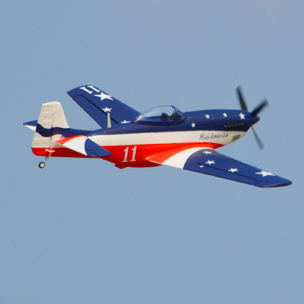 HOOKLL P51 Miss America 1200mm Wingspan EPO RC Airplane Warbird Fighter KIT/PNP COD