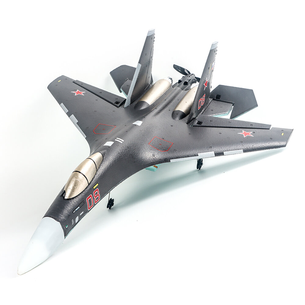 Upgraded QF009 SU-35 Fighter Brushless Version 375mm Wingspan 2.4GHz 4CH 3D/6D Switchable 6-Axis Gyro EPP RC Airplane Fixed Wing Glider RTF COD