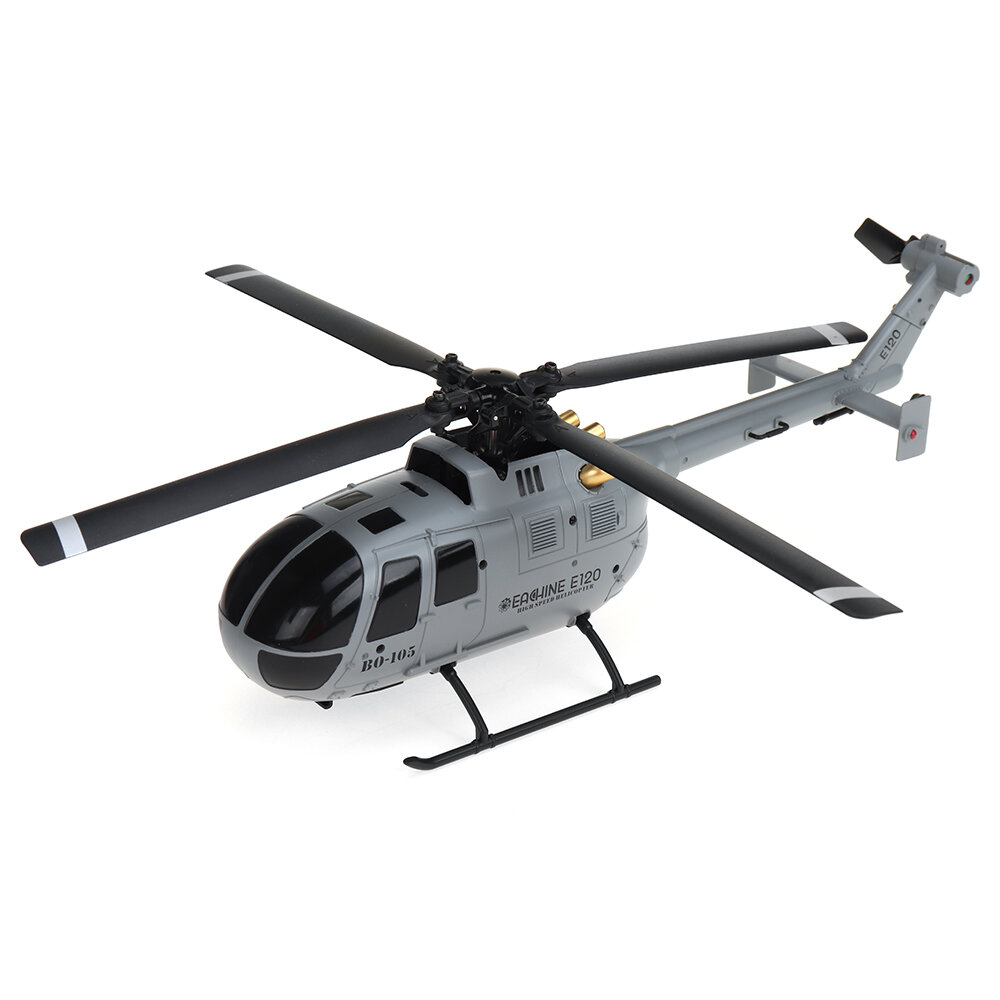 Eachine E120 2.4G 4CH 6-Axis Gyro Optical Flow Localization Flybarless Scale RC Helicopter RTF COD