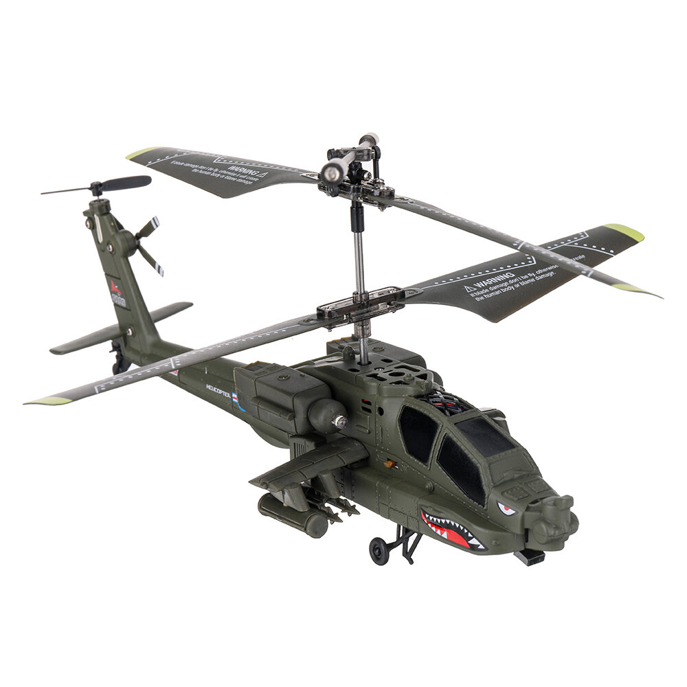 SYMA S109G 3.5CH Beast RC Helicopter RTF AH-64 Military Model Kids Toy COD