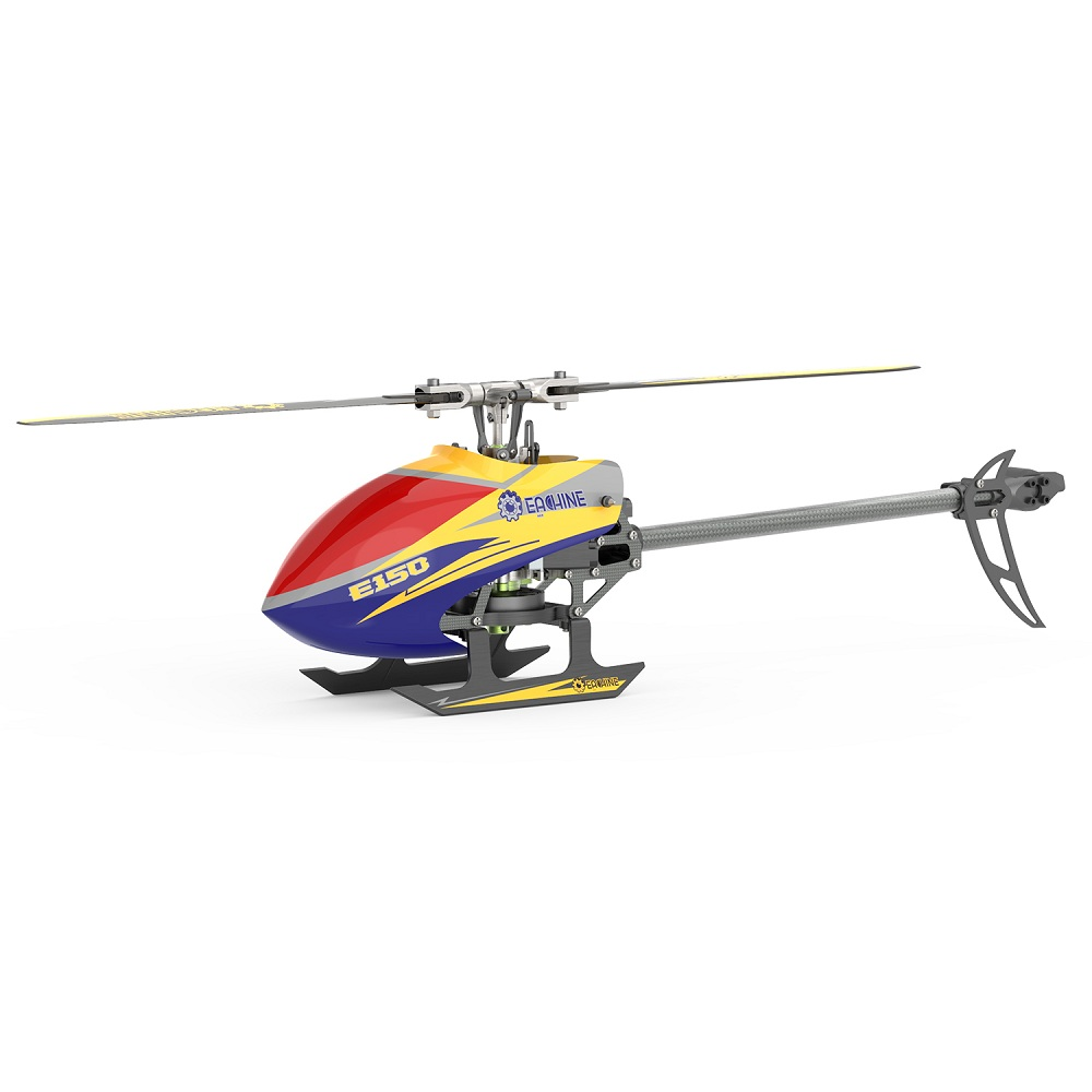 Eachine E150 2.4G 6CH 6-Axis Gyro 3D6G Dual Brushless Direct Drive Motor Flybarless RC Helicopter RTF COD