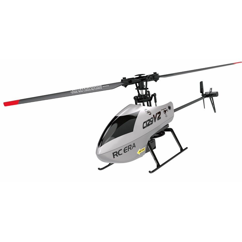 RC ERA C129 V2 2.4G 4CH 6-Axis Gyro 3D Aerobatic Flight Altitude Hold Flybarless RC Helicopter RTF COD