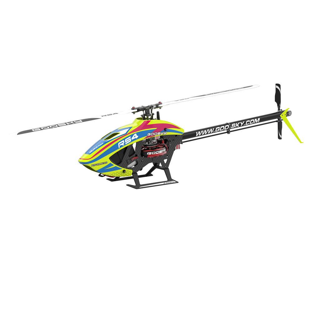 GooSky RS4 6CH 3D Direct Drive Brushless Motor 400 Class Flybarless RC Helicopter for Venom Kit Version COD