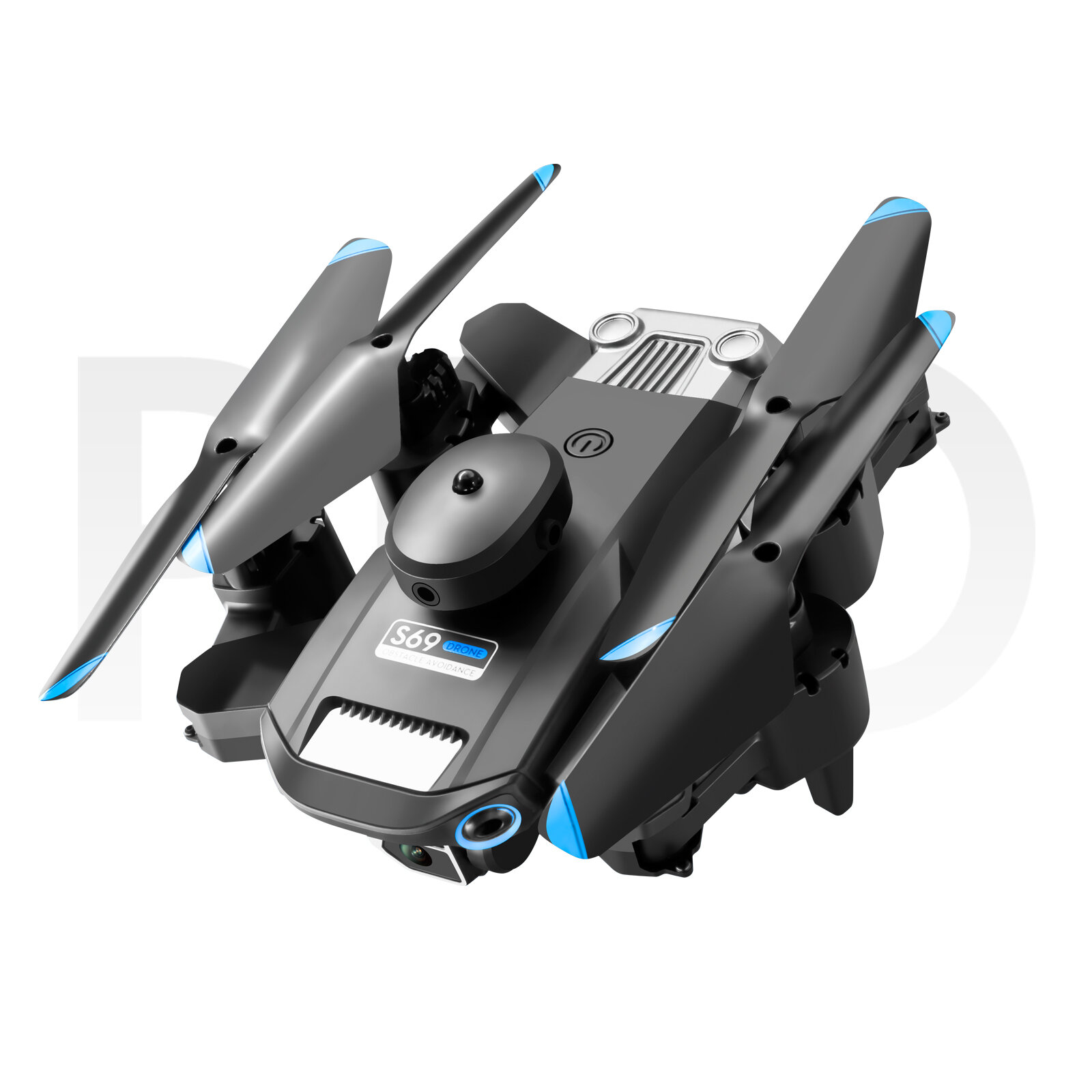 S69 WIFI FPV with 4K 480P Dual Camera Obstacle Avoidance Altoitude Hold Mode 15mins Flight Time Foldable RC Drone Quadcopter RTF Drone COD