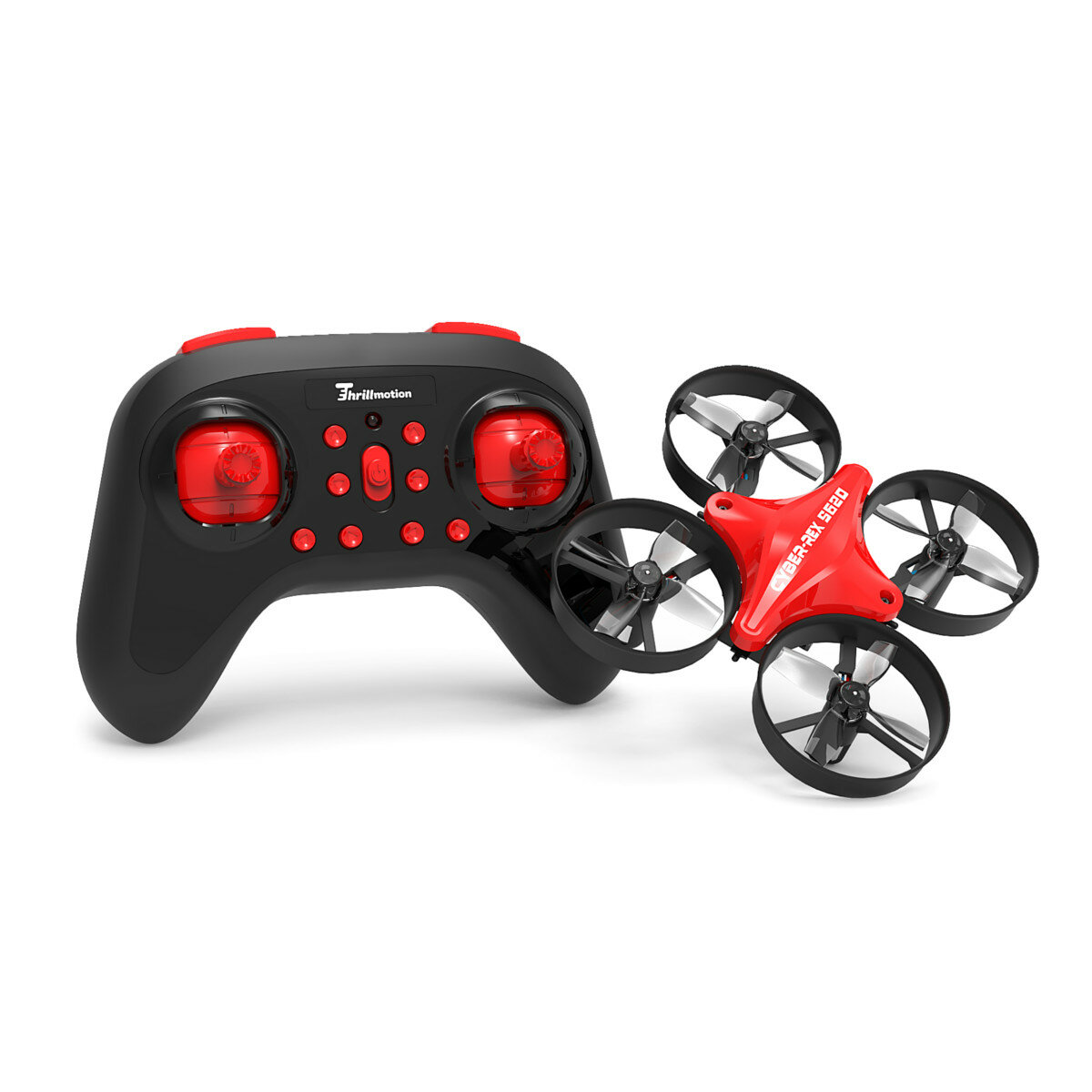 Emax Thrill Motion Cyber-Rex S620 Altitude Hold Headless Mode 360° Rolling Two Batteries 2.4G 6CH Beginner Flight Practice RC Drone Quadcopter RTF CO