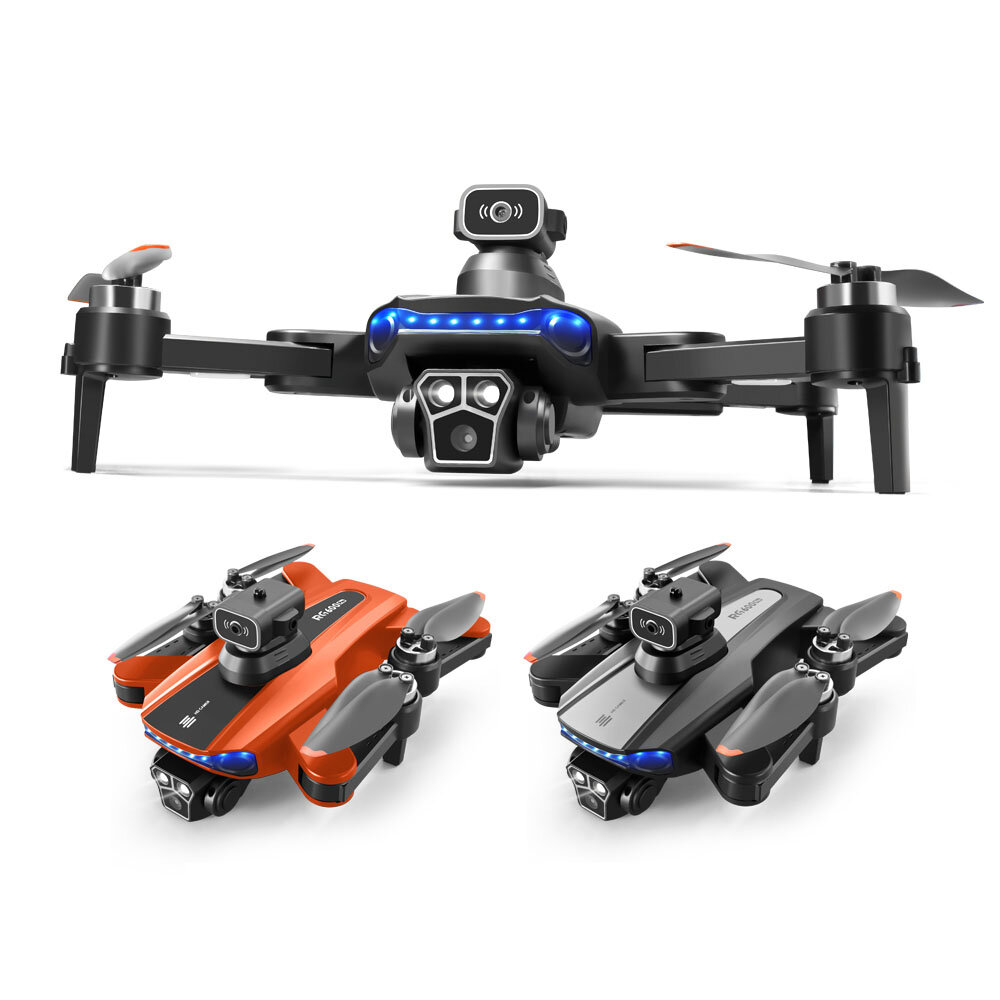 RG600 PRO WiFi FPV with 4K 720P ESC HD Dual Camera 360° Obstacle Avoidance Optical Flow Positioning Flowing Light Brushless Foldable RC Drone Quadcopter RTF